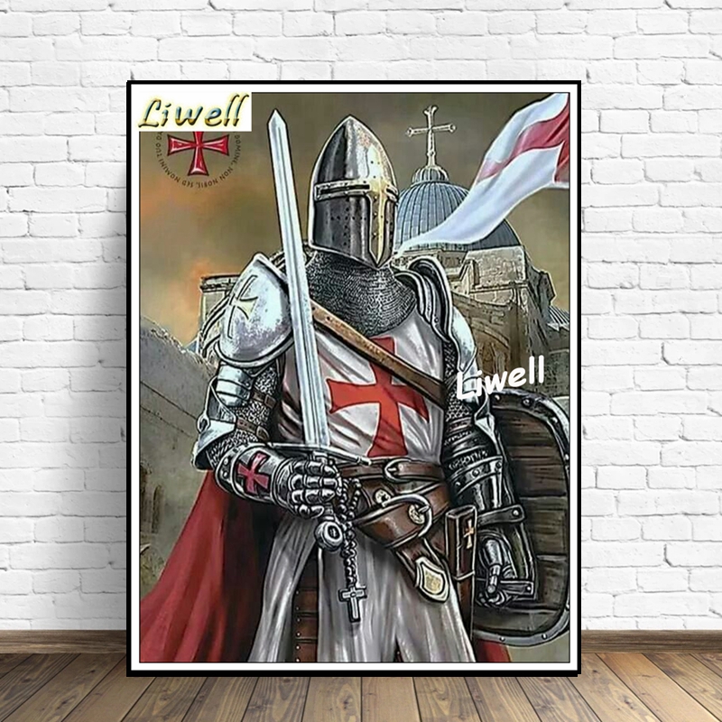 5d Knight Templar Warrior Of C - Resin Art Wallpaper 评论和价格