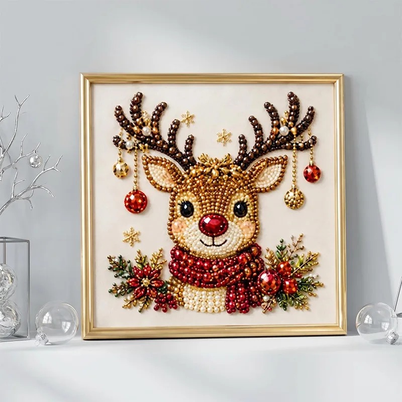 Christmas Pearl Diamond Painti - Resin Art Work 评论和价格