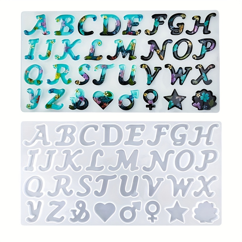 Resin casting mold A style mir - Resin Art Alphabet 评论和价格