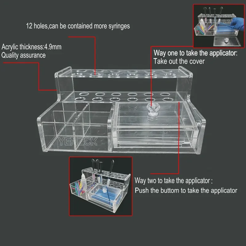 1Pc Dental Holder for Syringe  - Resin Art Case 评论和价格
