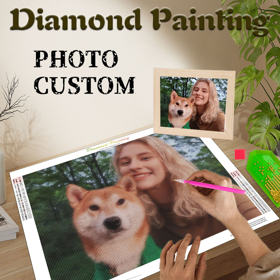 PhotoCustom Diamond Painting C - Resin Art Wedding Gift 评论和价格