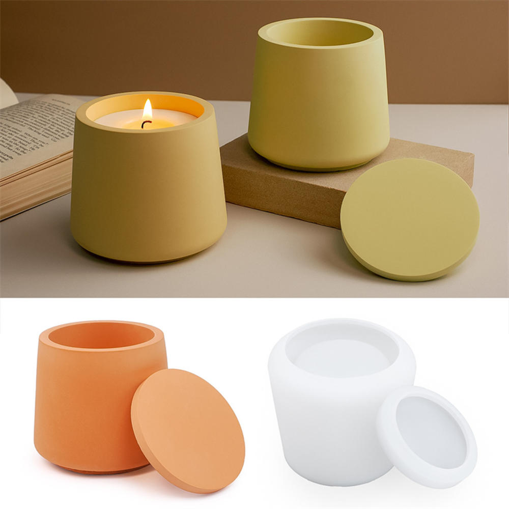 Candle Jar Silicone Mold With  - Resin Art Case 评论和价格