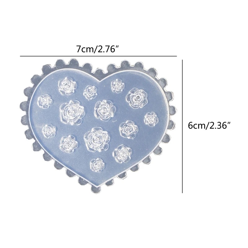 3D Rose Flower Nail Art Decora - Resin Art Rose 评论和价格