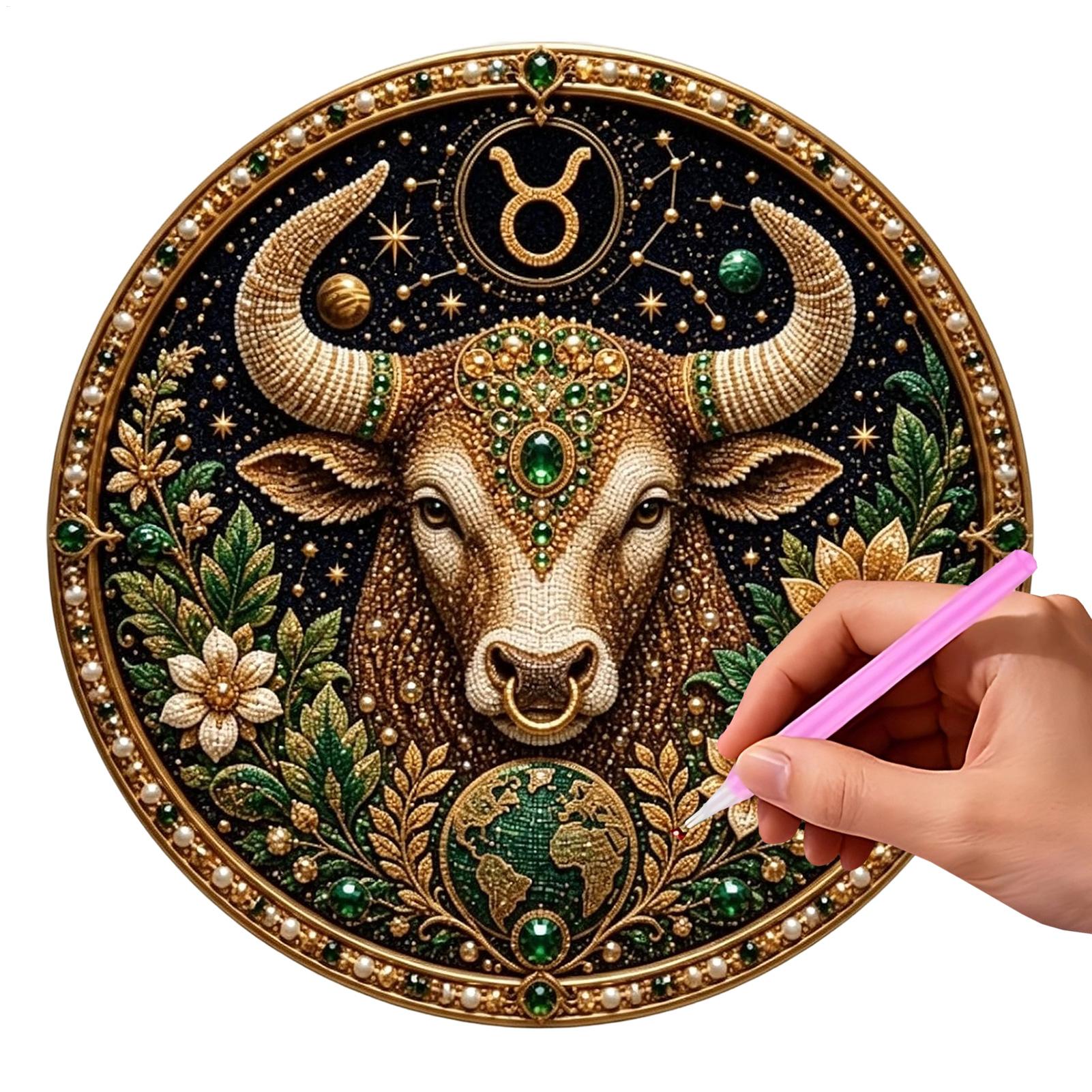 12 Zodiacs Signs Pearl Art Kit - Resin Art Work 评论和价格