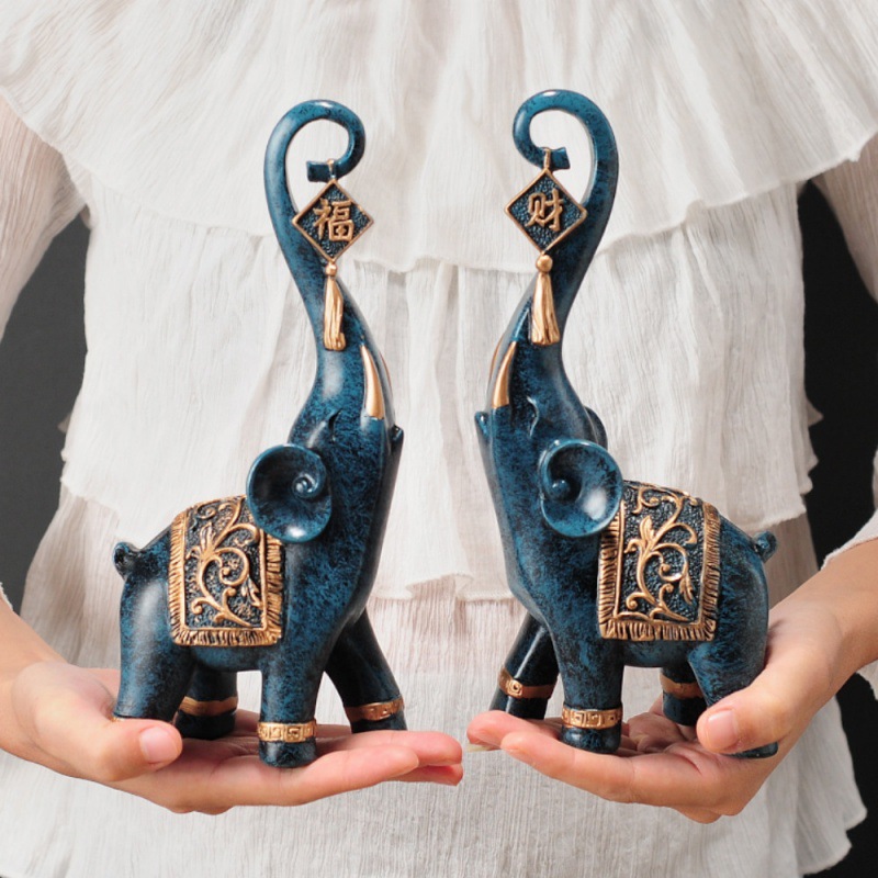 One Pair Chinese Style Lucky W - Resin Art Wedding Gift 评论和价格