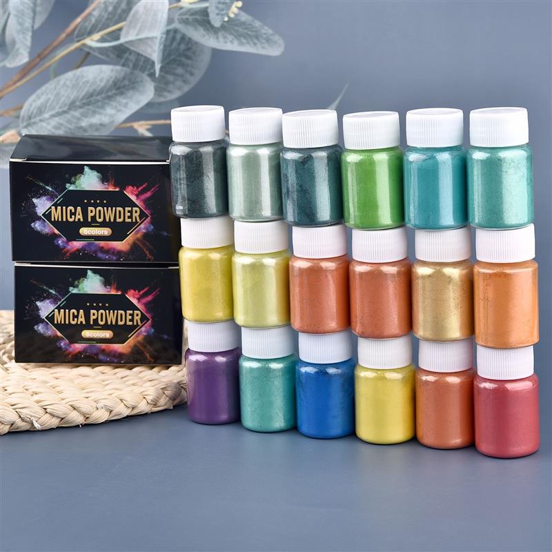 6 Pcs-Set Epoxy Resin Dye Mica - Resin Art Case 评论和价格