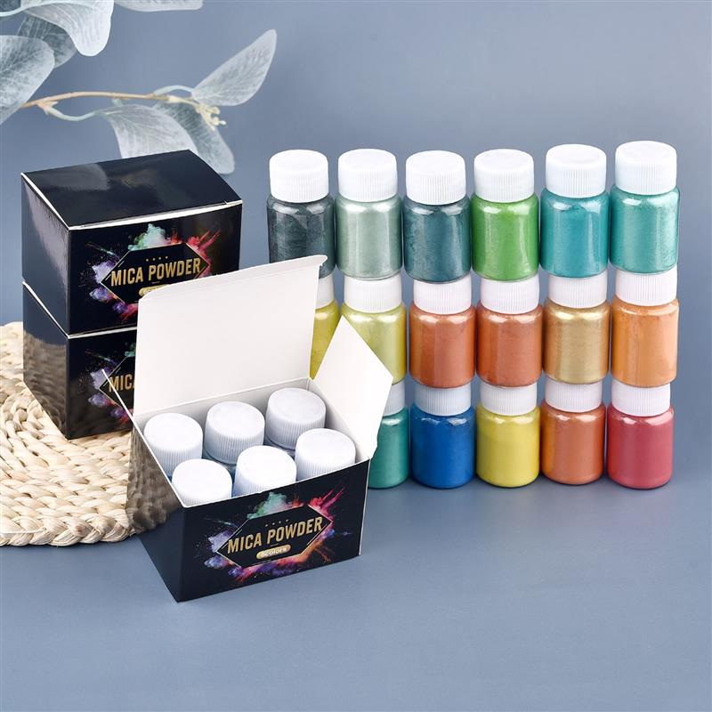 6 Pcs-Set Epoxy Resin Dye Mica - Resin Art Case 评论和价格